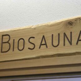 Eingang zur Biosauna